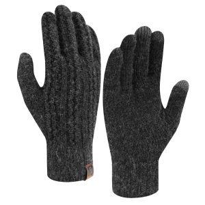 FZ FANTASTIC ZONE Women's Winter Warm Thermal Touchscreen Knit Gloves Fleece Lined Cold Weather